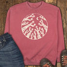 Mojave Midnight Sweatshirt - Crimson