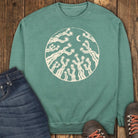 Mojave Midnight Sweatshirt - Light Green