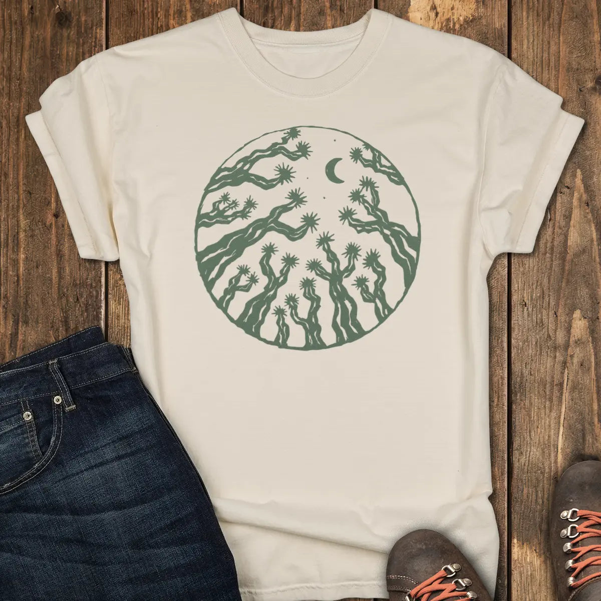 Mojave Midnight Tee - Ivory