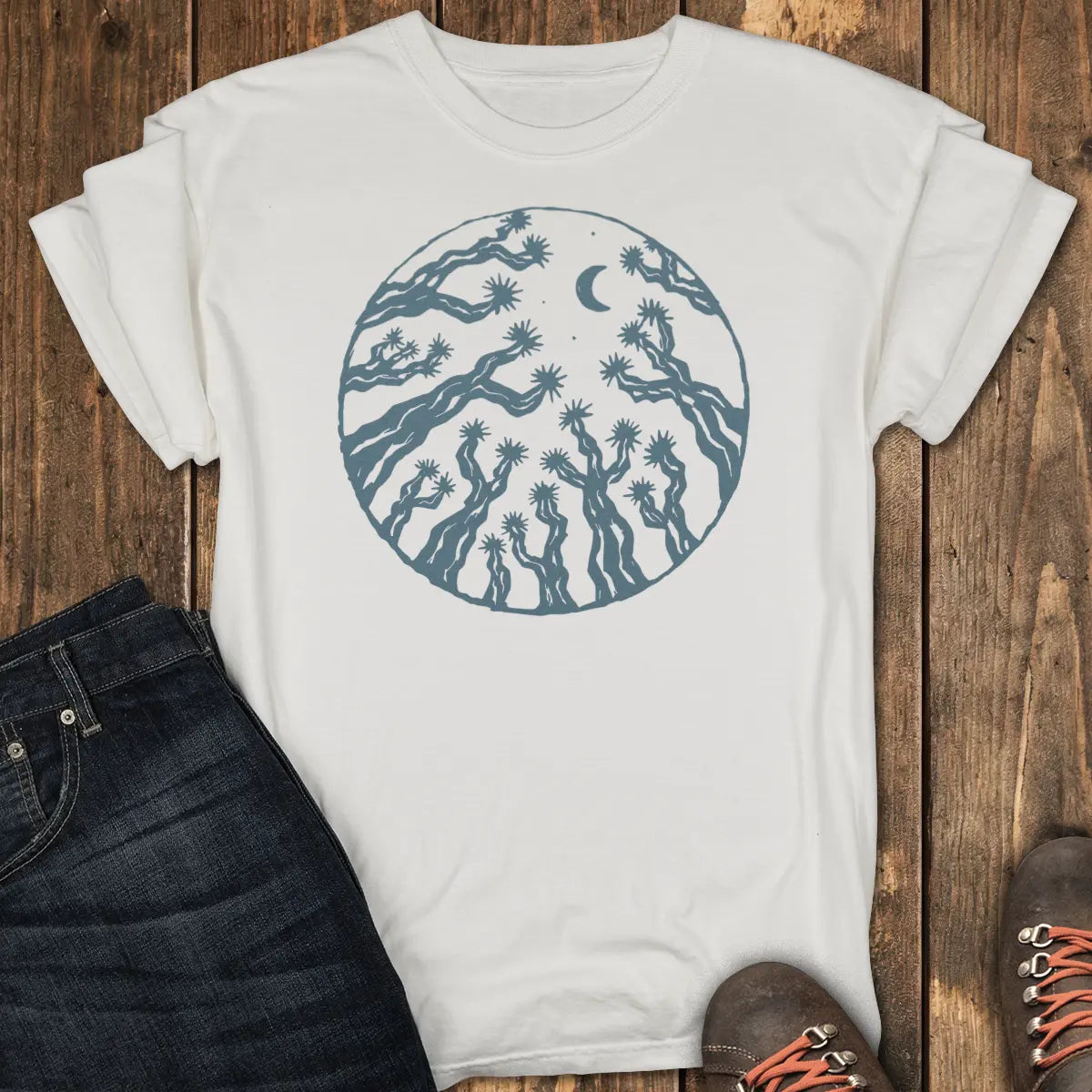 Mojave Midnight Tee - White