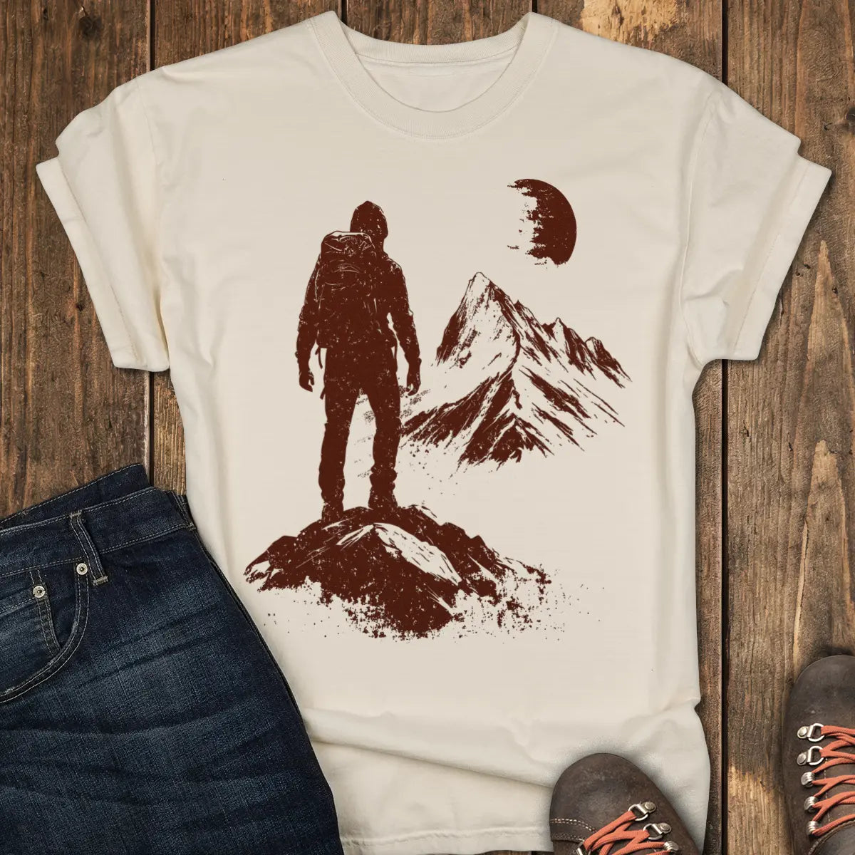 Moonlight Ascent Tee - Ivory
