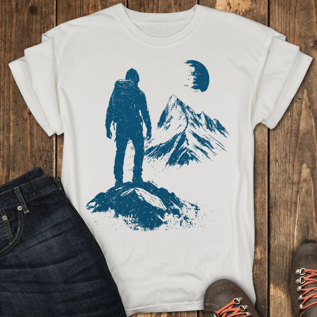 Moonlight Ascent Tee - White
