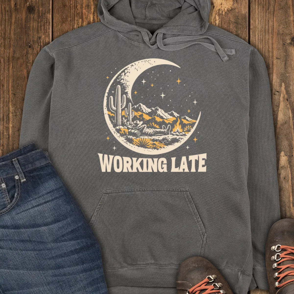 Moonlighting Hoodie - Pepper