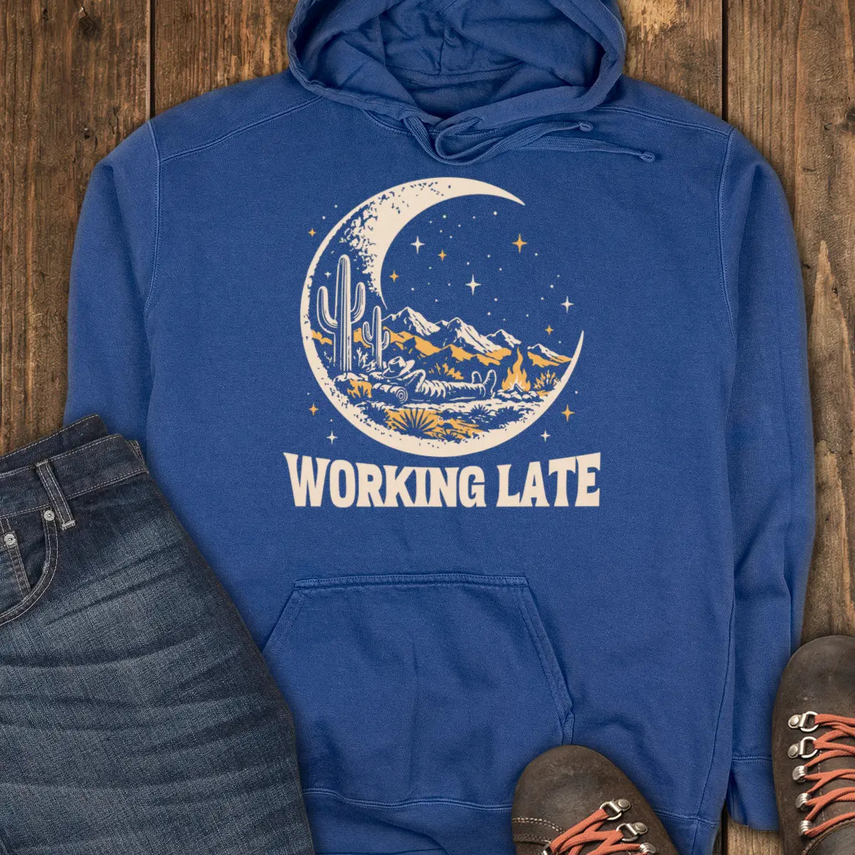 Moonlighting Hoodie - True Navy