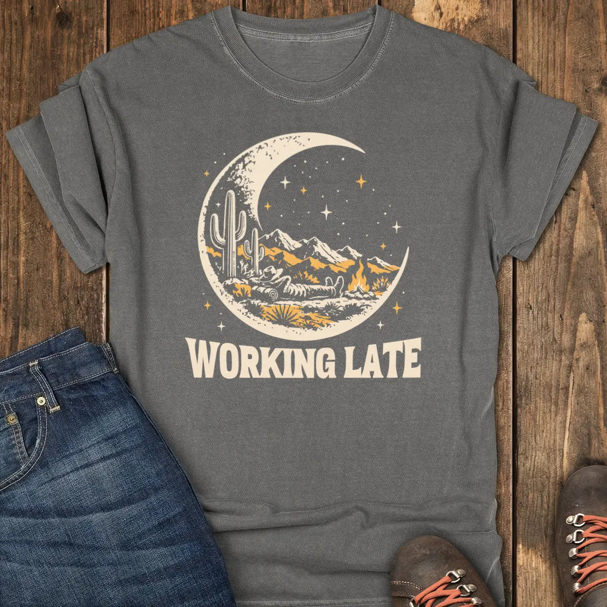 Moonlighting Tee - Pepper