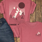 Morning Again Tee - Crimson