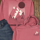 Morning Again Hoodie - Crimson