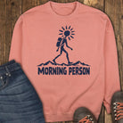 Morning Person Sweatshirt - Terracotta