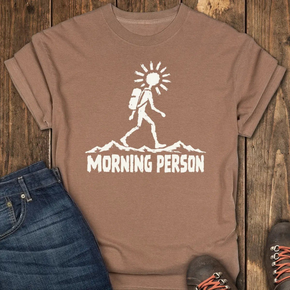 Morning Person Tee - Espresso
