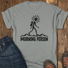 Morning Person Tee - Grey