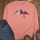 Mostly Just Looking Sweatshirt - Terracotta