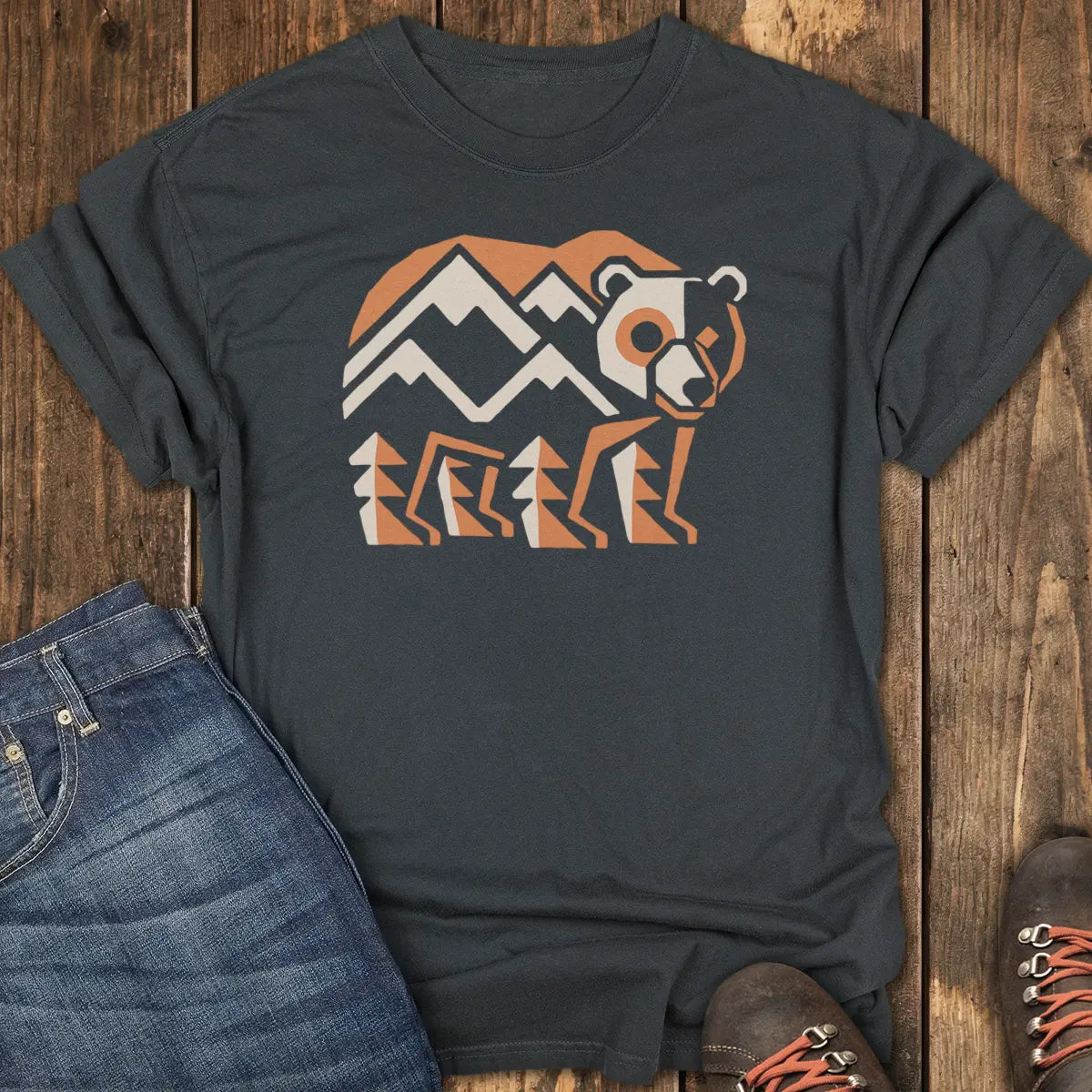Mountain Bear Tee - Black