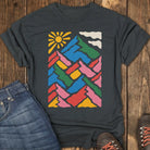 Mountain Mosaic Tee - Black
