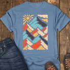 Mountain Mosaic Tee - Blue Jean