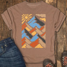 Mountain Mosaic Tee - Espresso