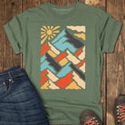 Mountain Mosaic Tee - Moss