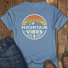 Mountain Vibes Tee - Blue Jean