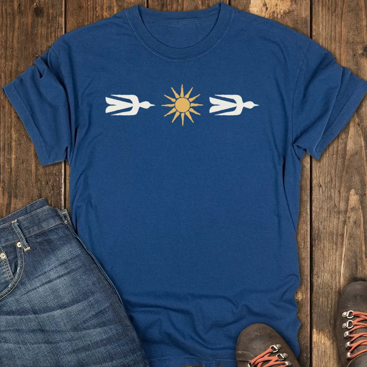 Nature Icons Tee - Navy
