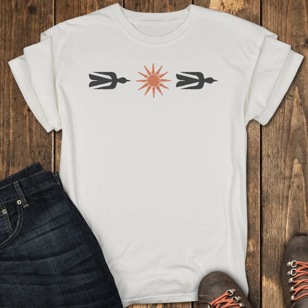 Nature Icons Tee - White