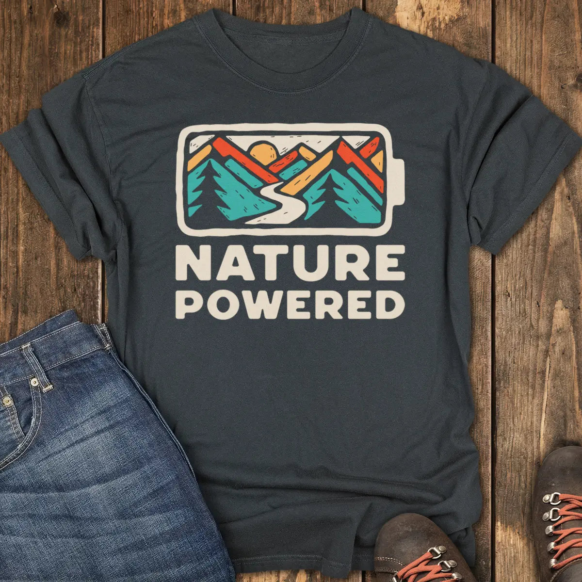 Nature Powered Tee - Black