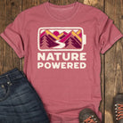 Nature Powered Tee - Crimson