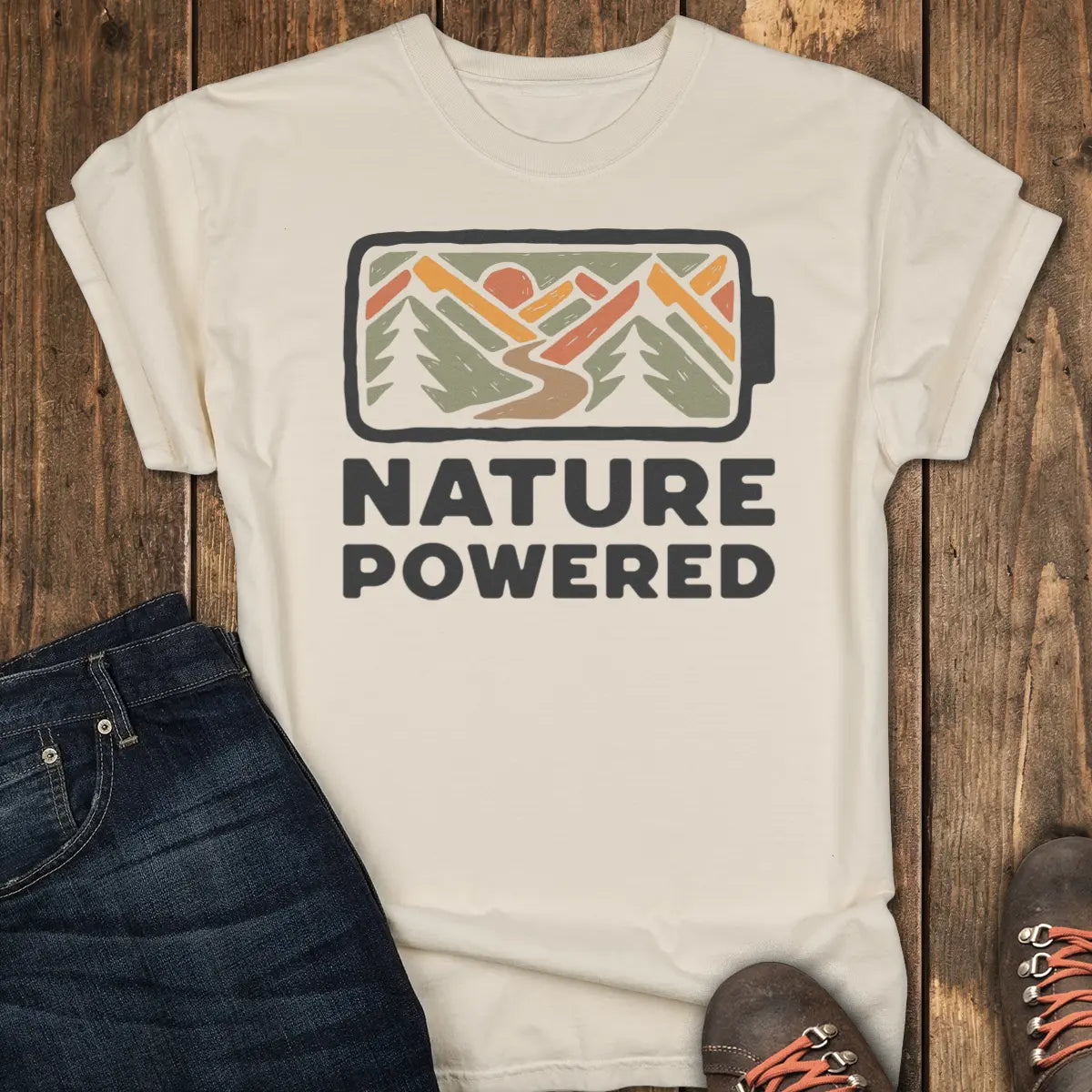 Nature Powered Tee - Ivory