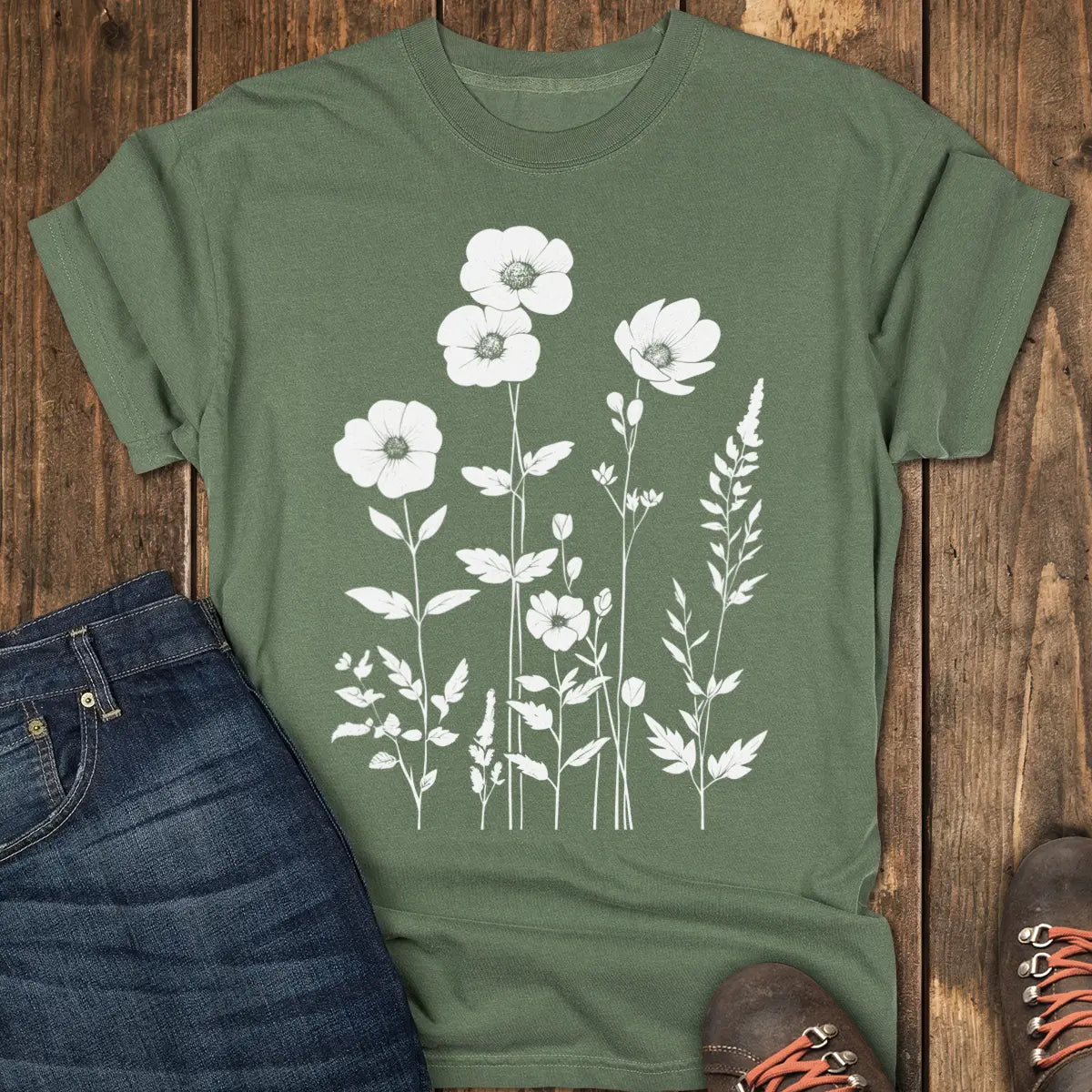 Nature’s Flow Tee - Moss