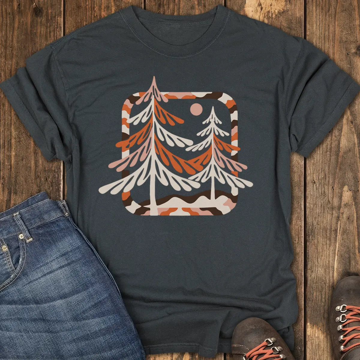 Night Pines Tee - Black