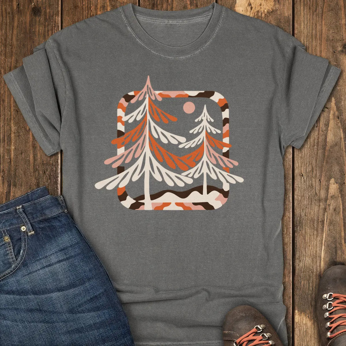 Night Pines Tee - Pepper
