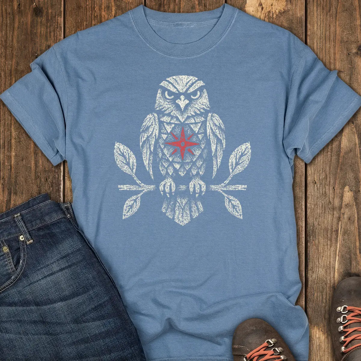 Night Star Tee - Blue Jean
