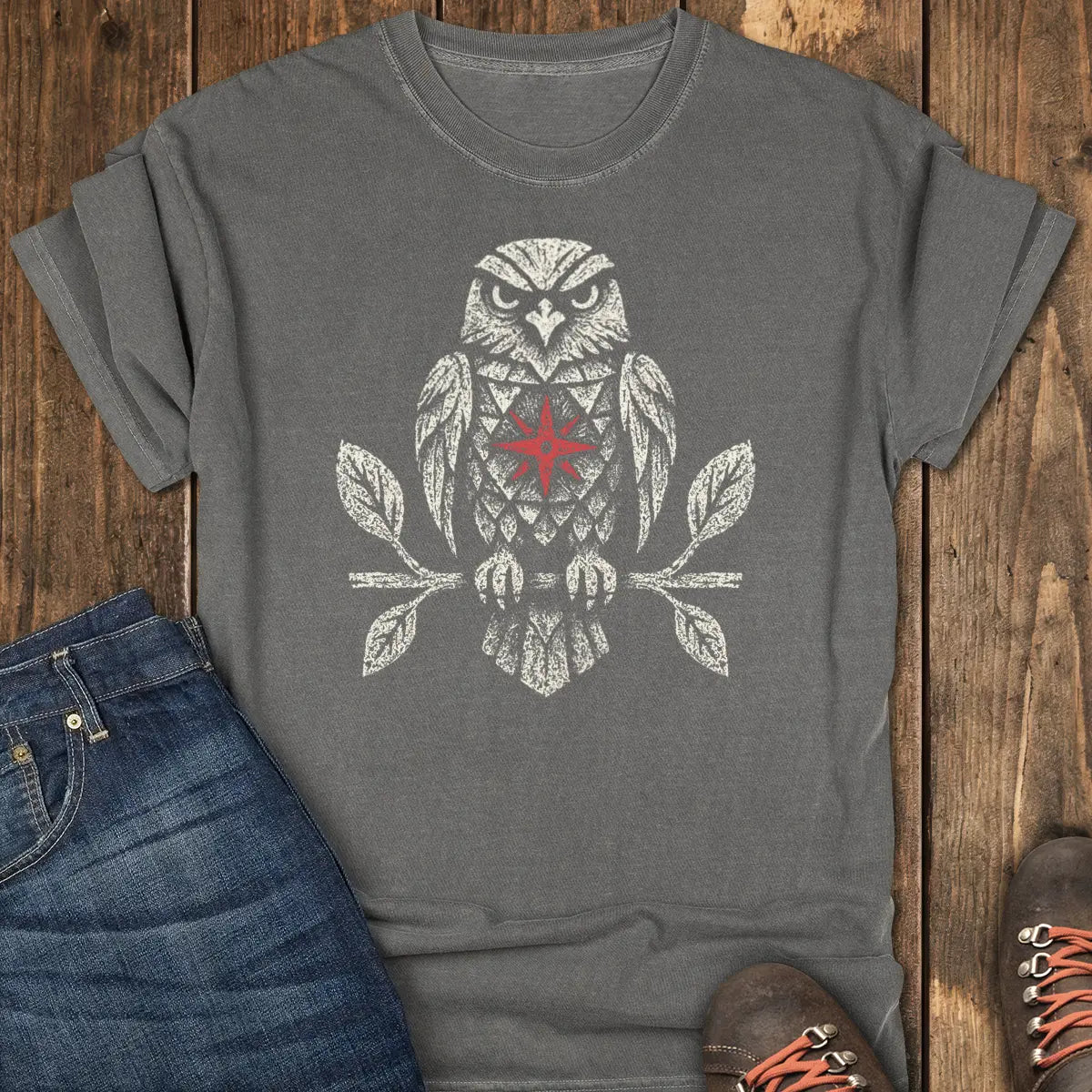 Night Star Tee - Pepper