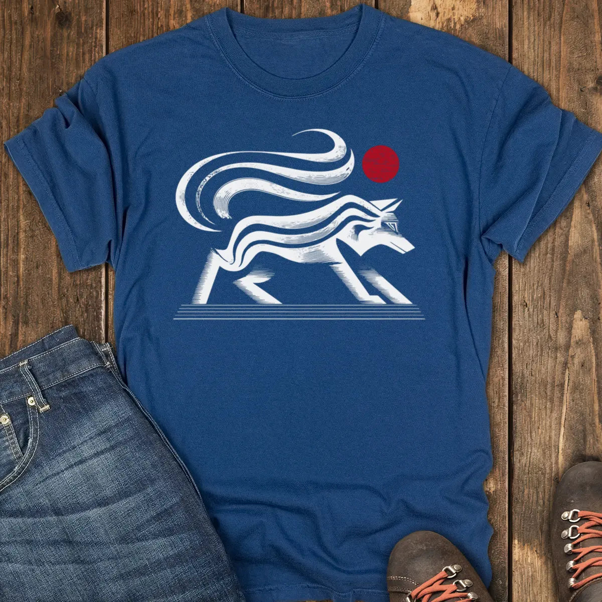 Night Trail Tee - Navy