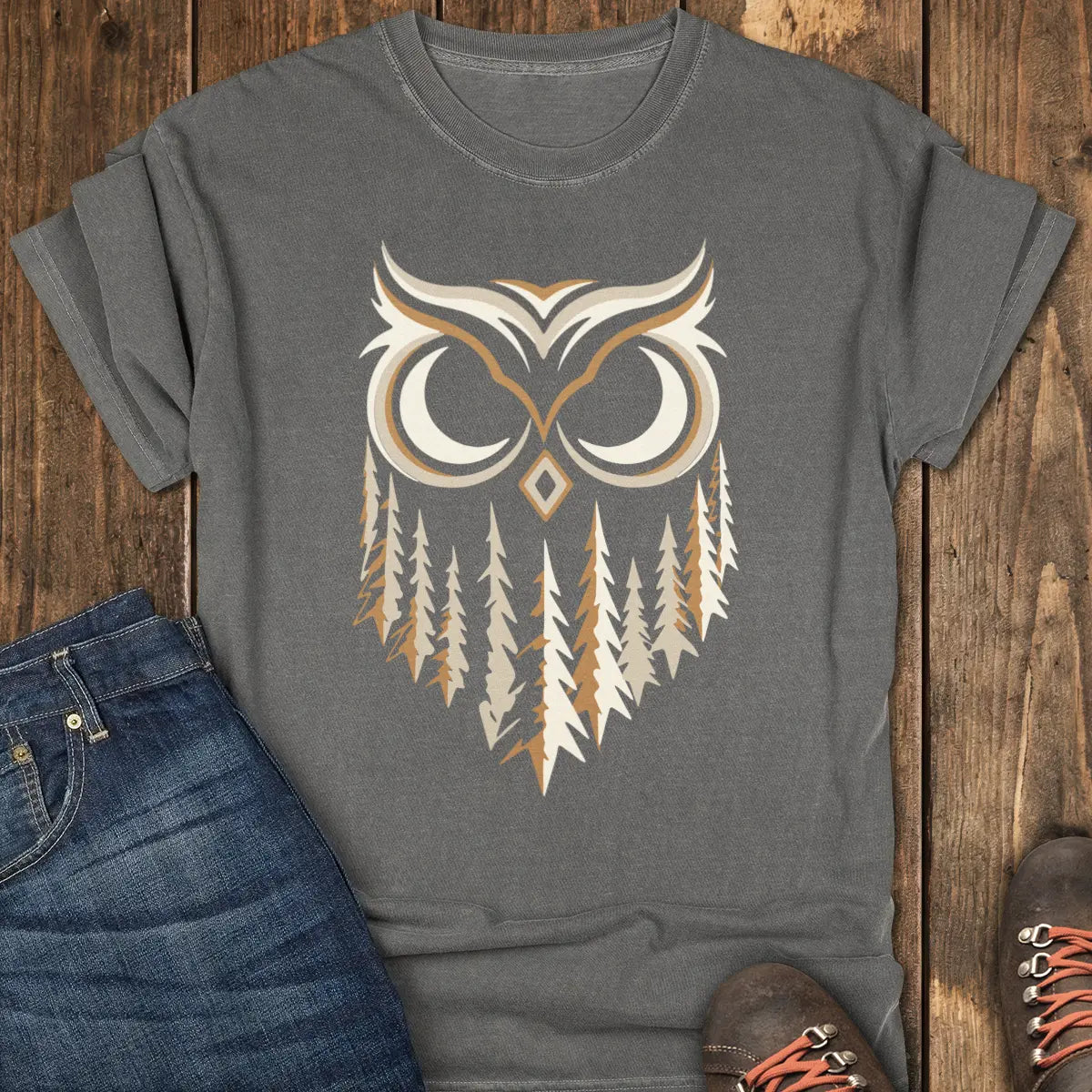 Night Watch Tee - Pepper