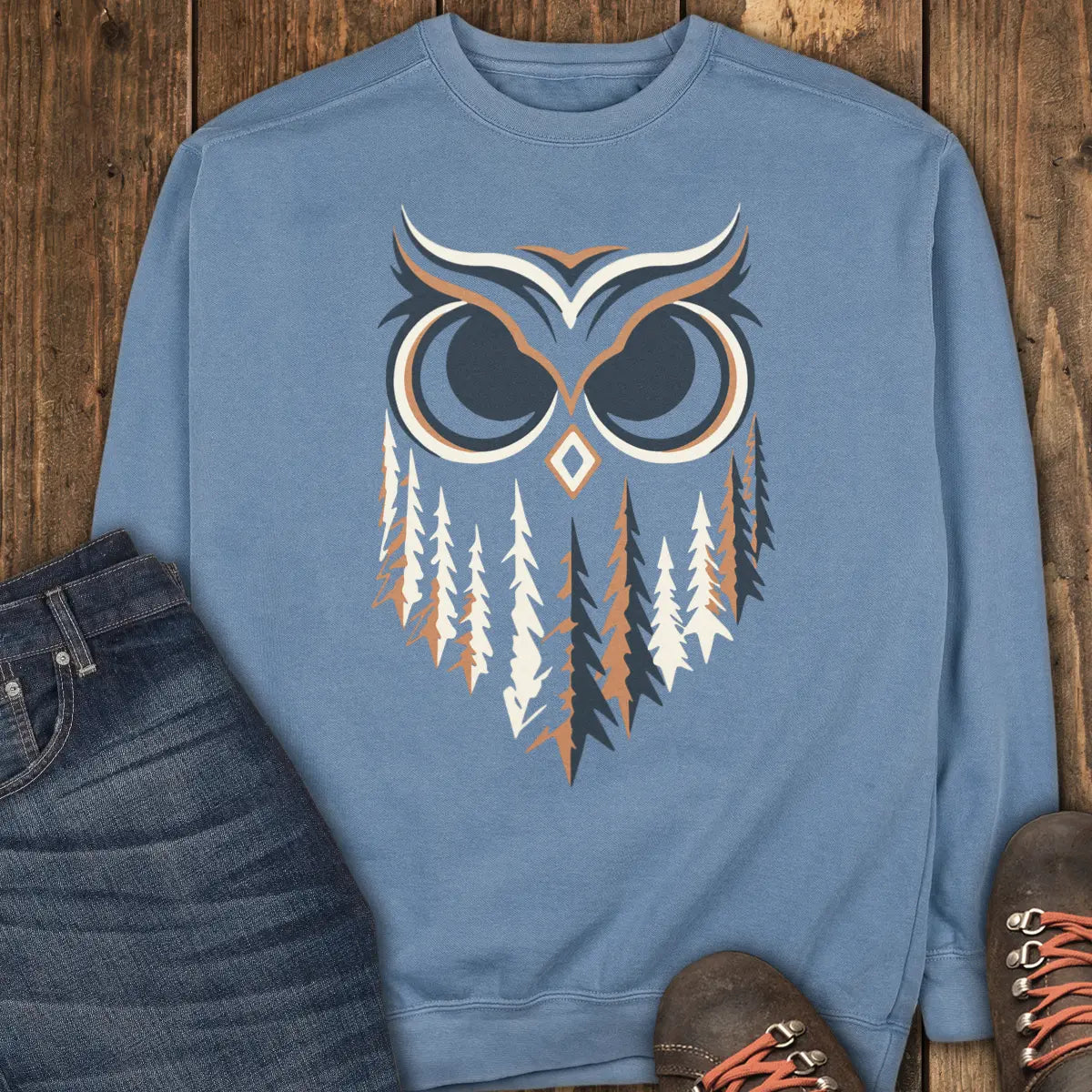 Night Watch Sweatshirt - Blue Jean