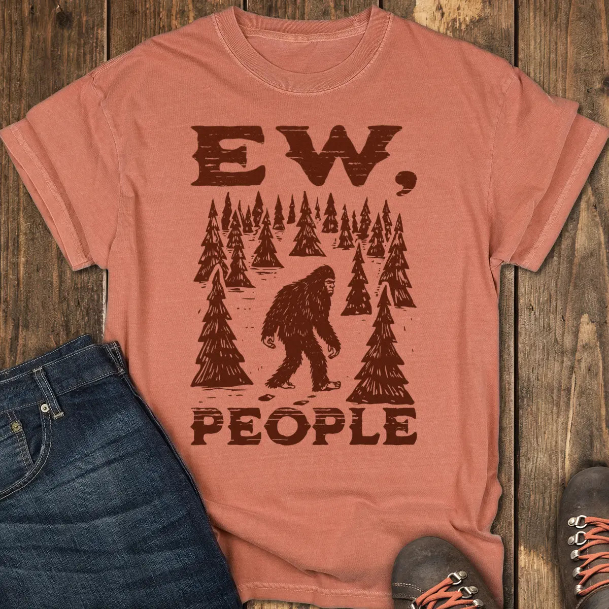 No Humans Trail Club Tee - Yam