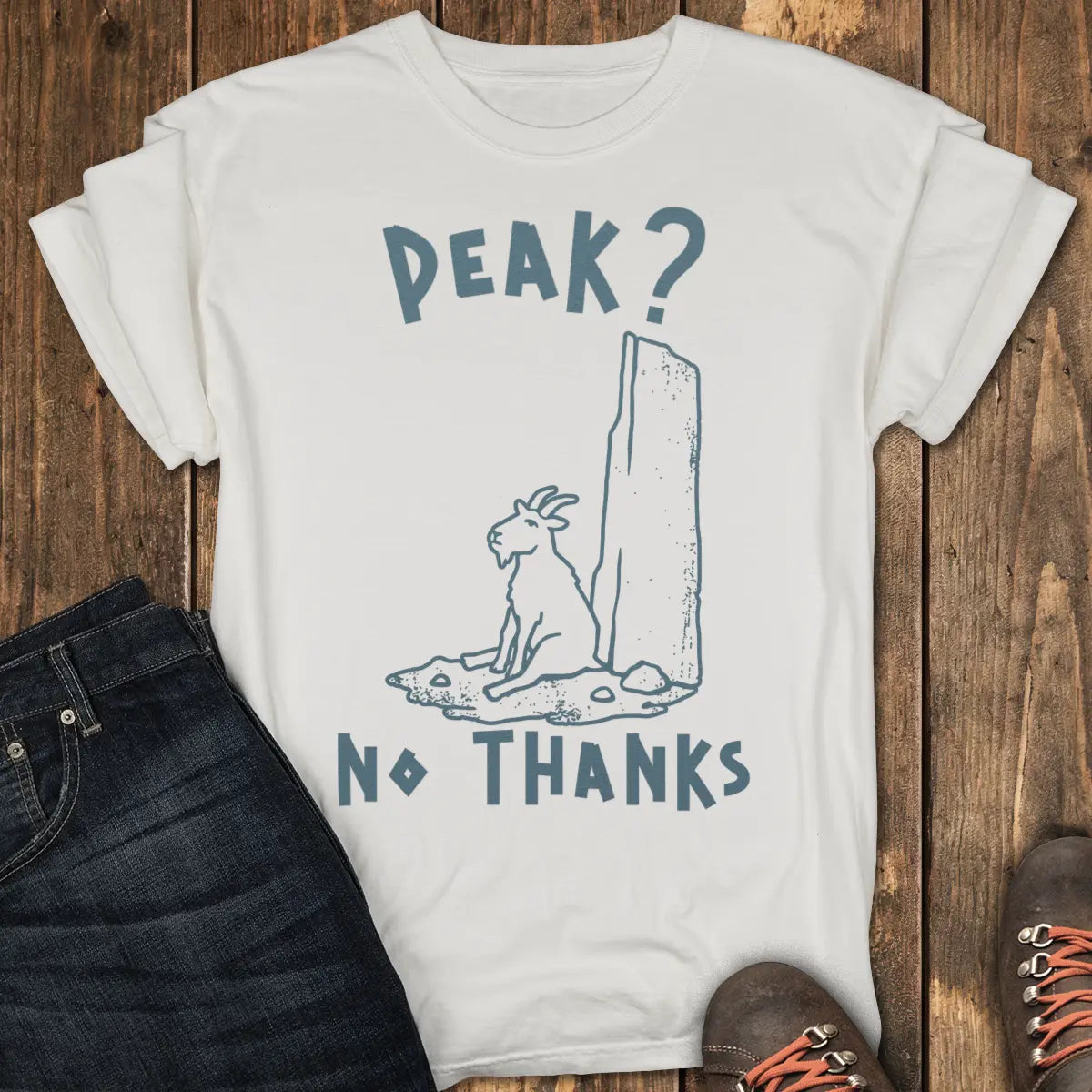 No Peak Tee - White