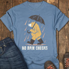 No Rain Checks Tee - Blue Jean