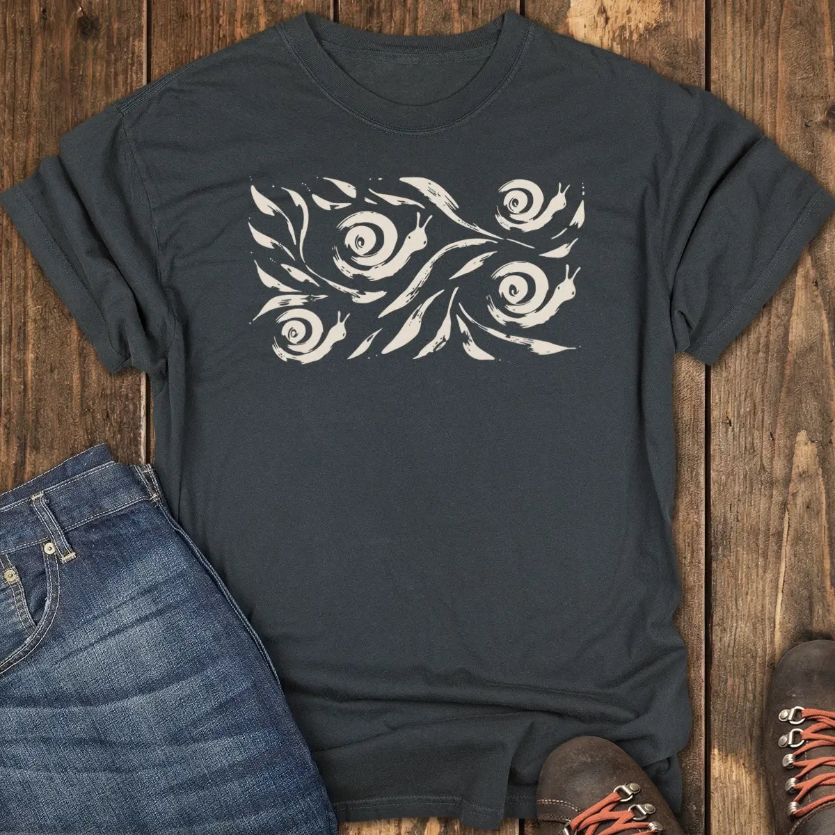 No Rush Trail Tee - Black