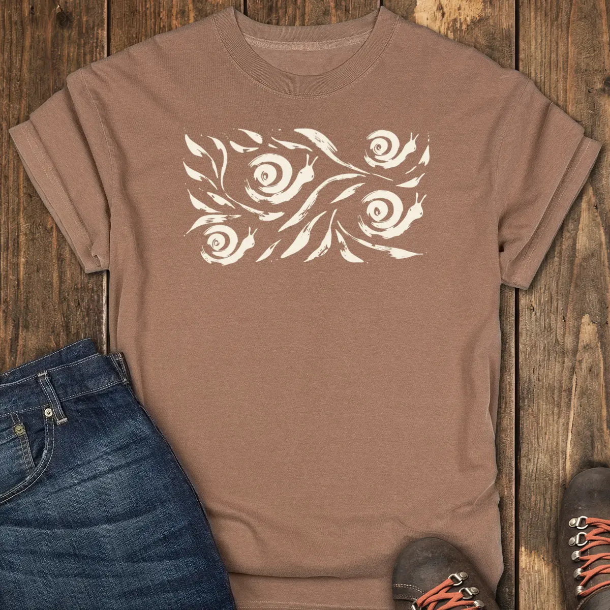 No Rush Trail Tee - Espresso