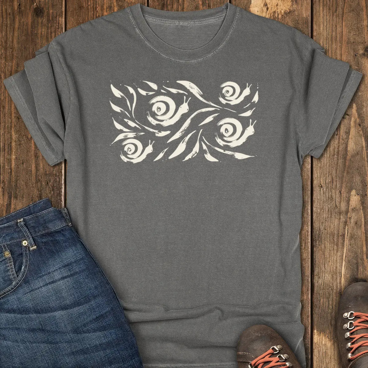 No Rush Trail Tee - Pepper