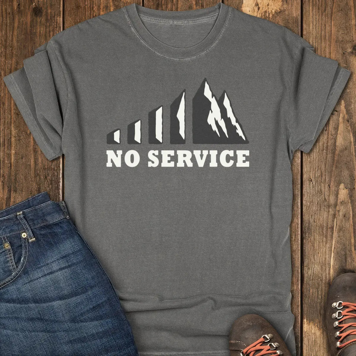 No Service Tee - Pepper