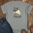 Not A Morning Possum Tee - Grey