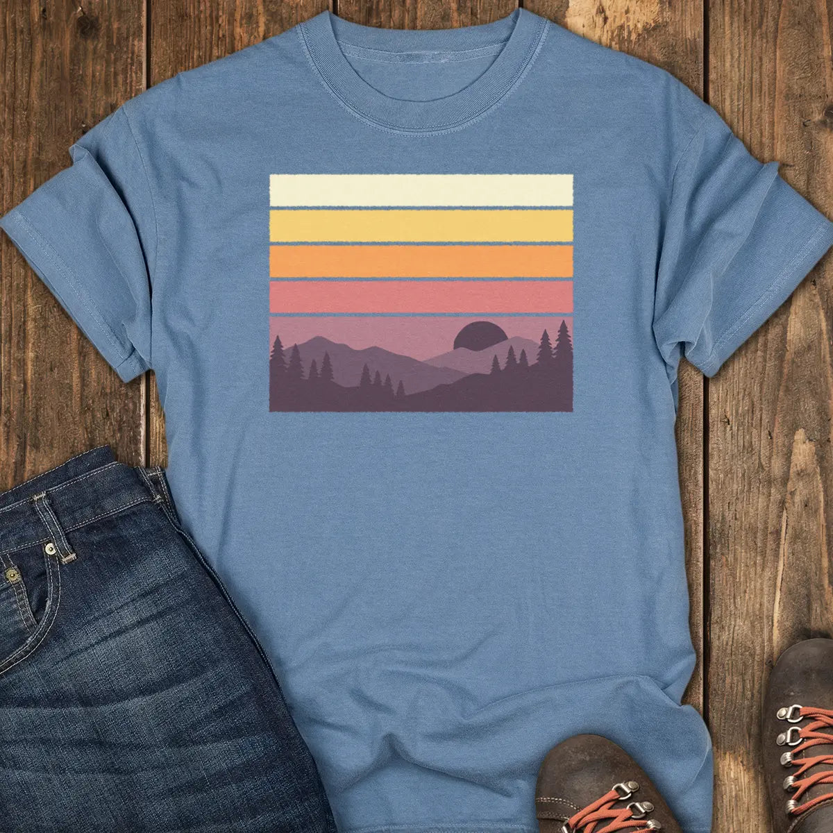 Nowhere in Particular Tee - Blue Jean