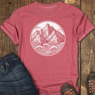 Ocean Ridge Tee - Crimson