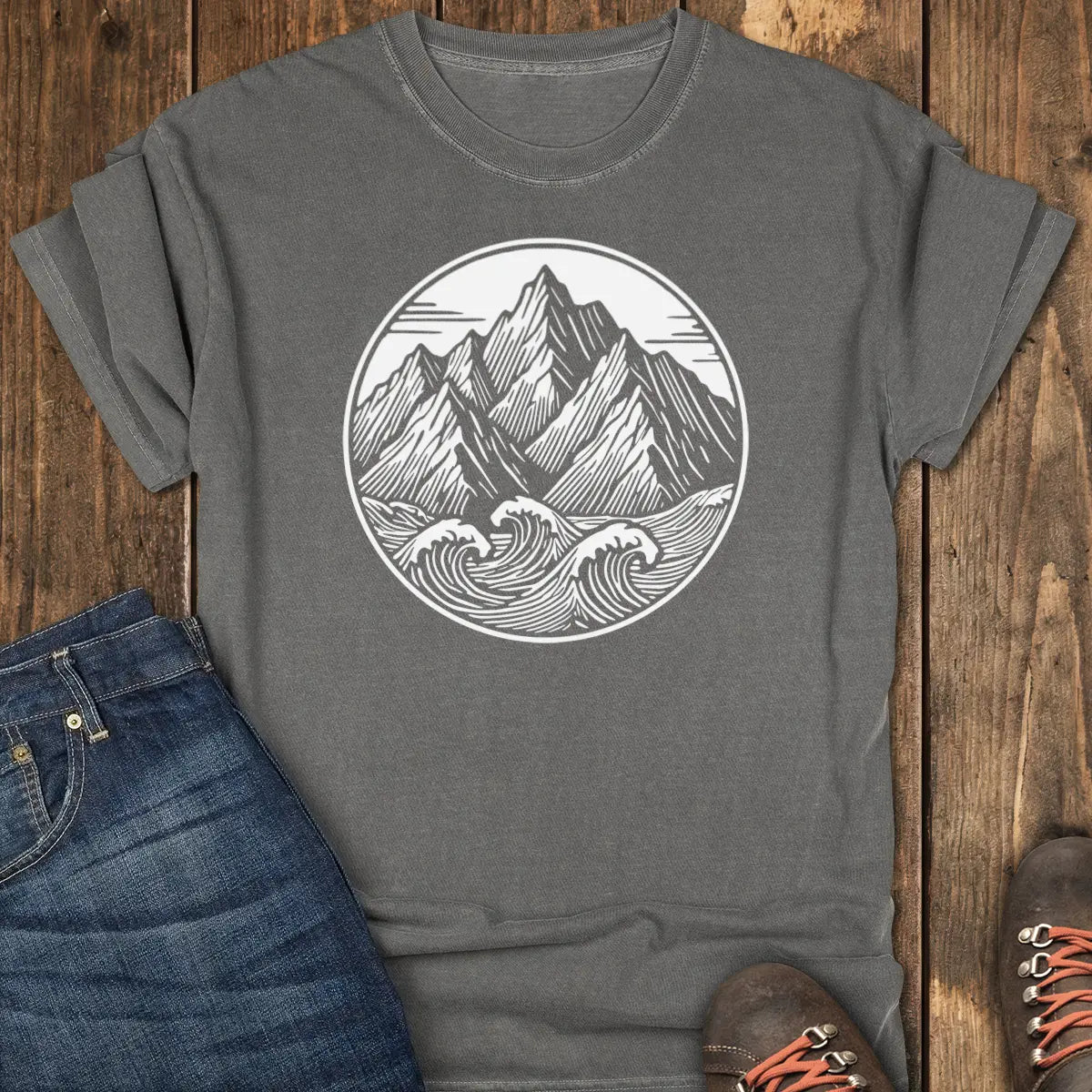 Ocean Ridge Tee - Pepper