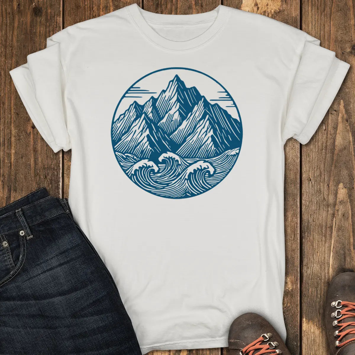 Ocean Ridge Tee - White