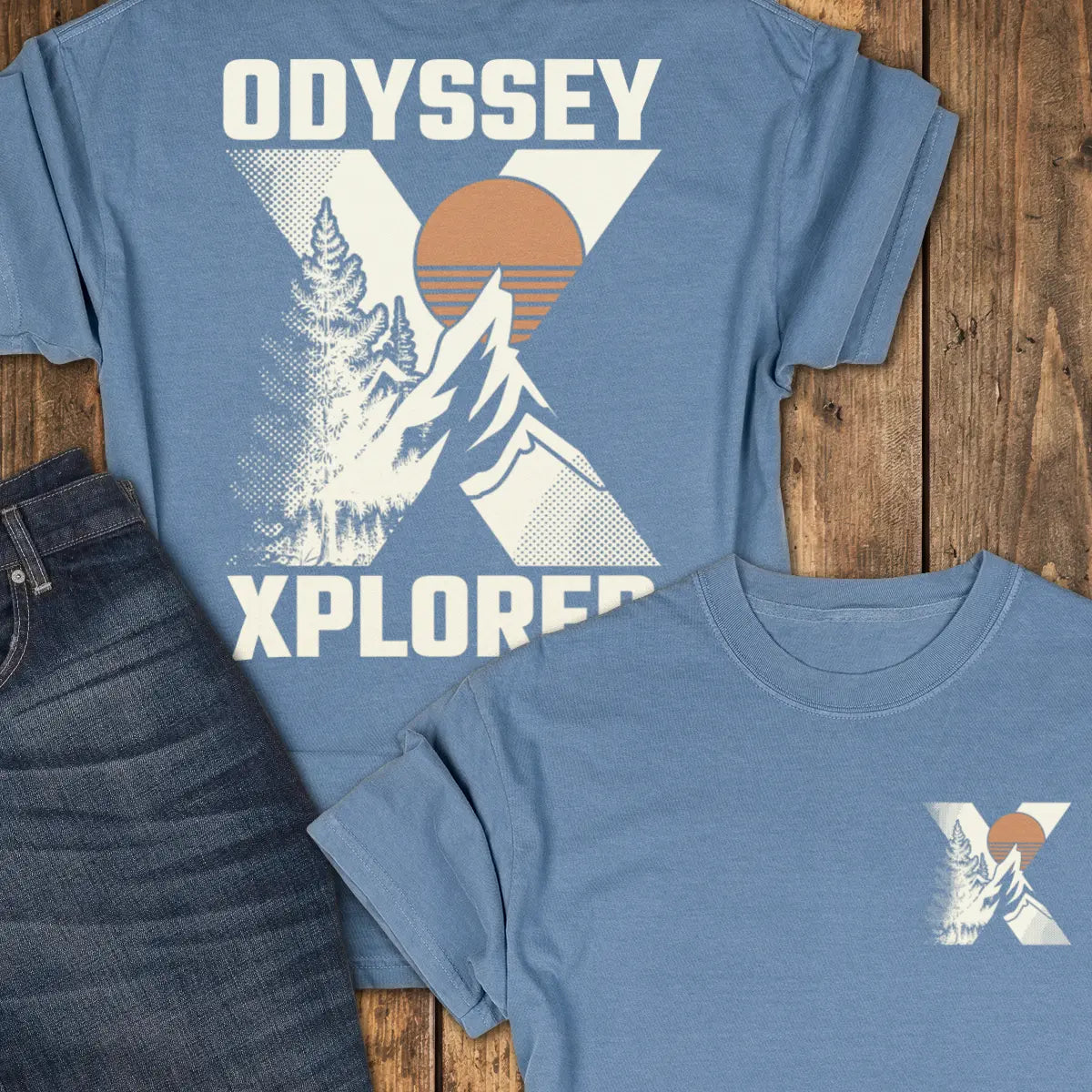 Odyssey Tee - Blue Jean
