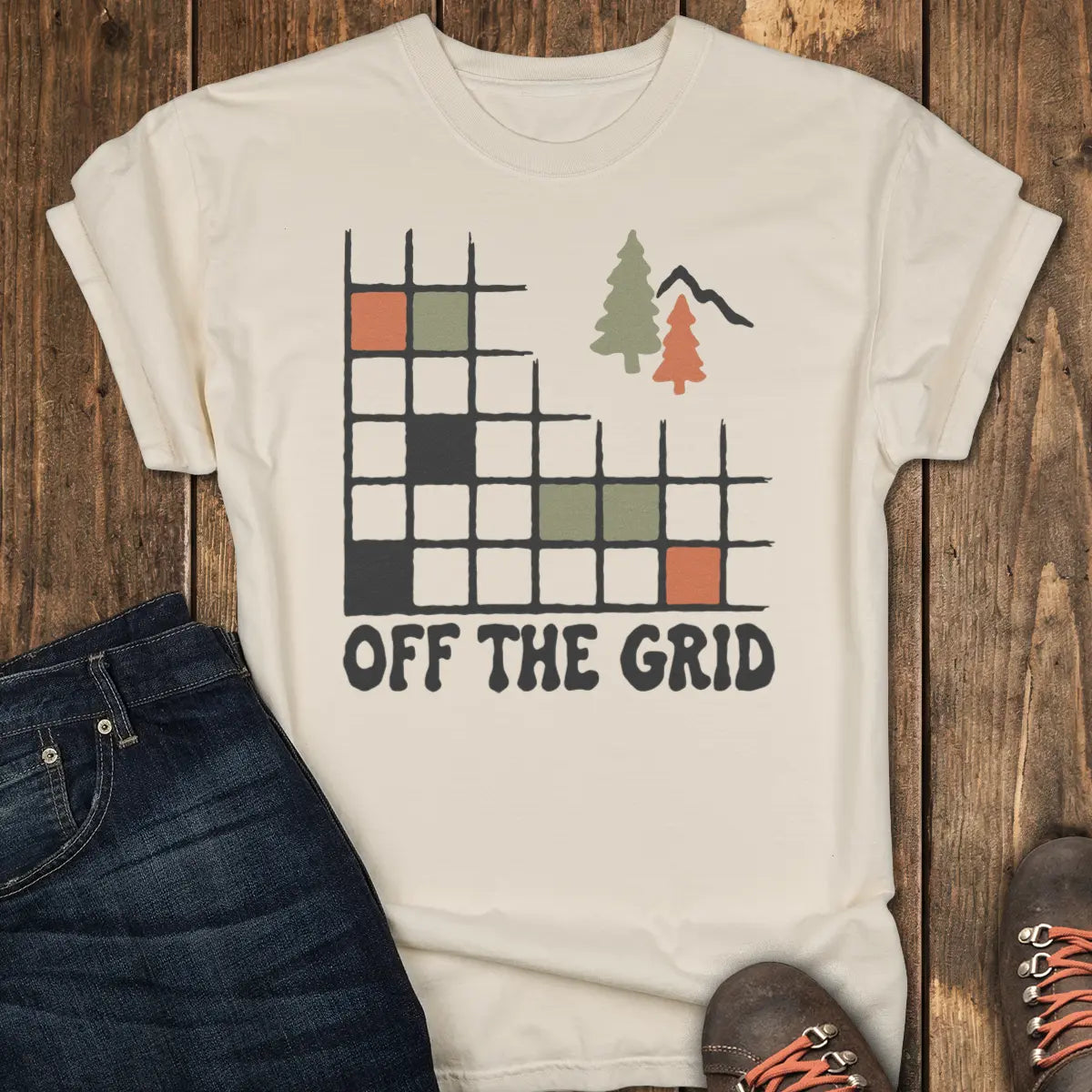 Off the Grid Tee - Ivory