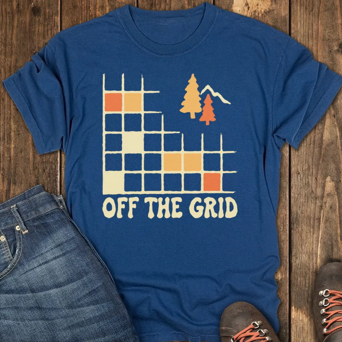Off the Grid Tee - Navy