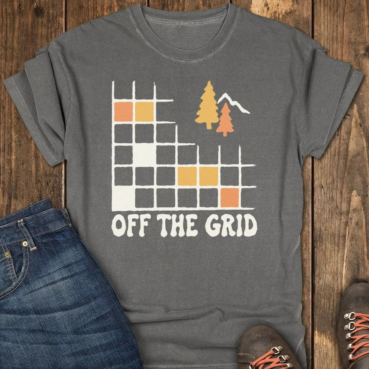 Off the Grid Tee - Pepper